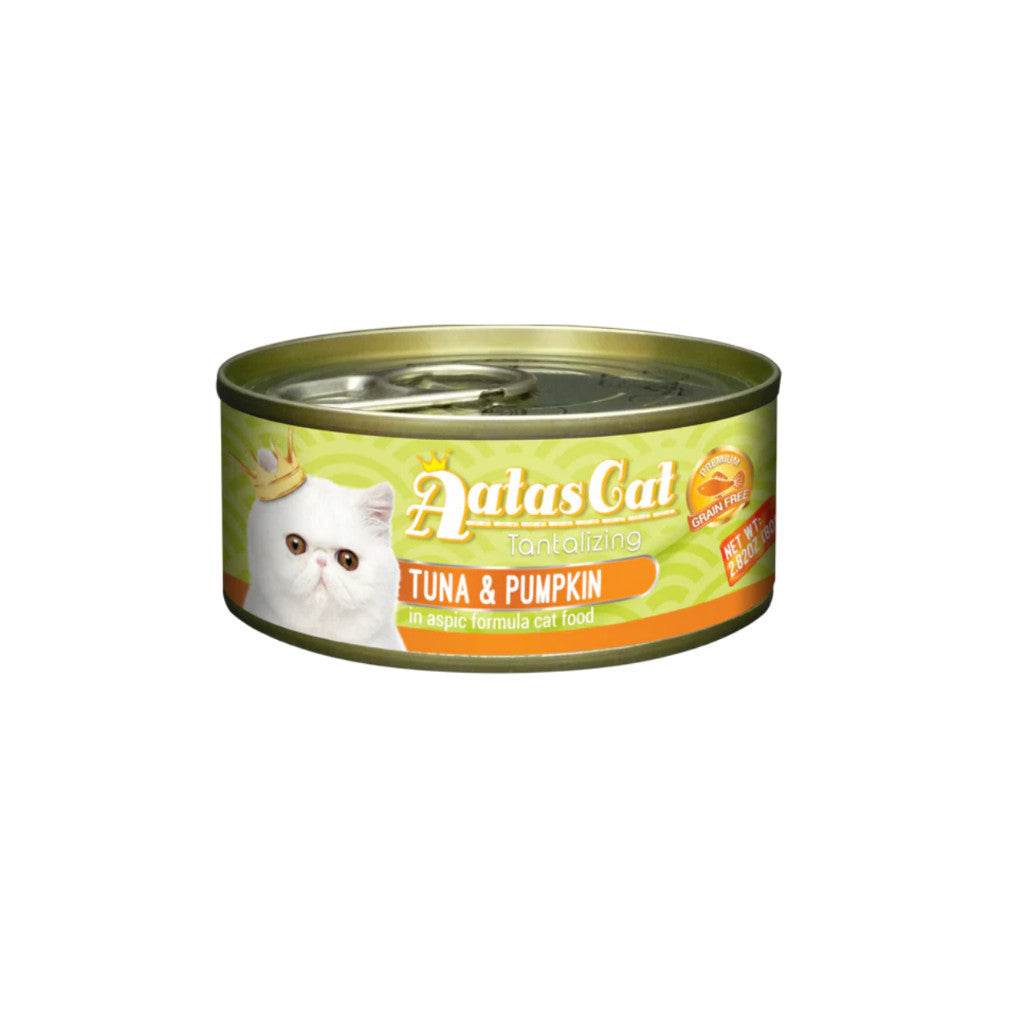 Bundle of 24 Aatas Cat Tantalizing Tuna Can 80g Tuna & Pumpkin