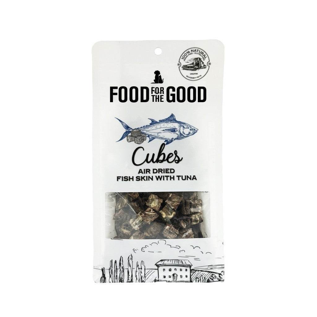Food For The Good Freeze-Dried & Air Dried Treats Air Dried Tuna & Fish Skin 120g
