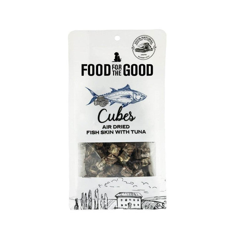 Food For The Good Freeze-Dried & Air Dried Treats AD FishSkinTuna 120g