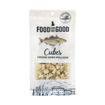 Food For The Good Freeze-Dried & Air Dried Treats Freeze Dried Pollock Cubes 50g