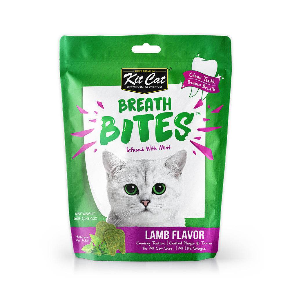 60g Kit Cat Kitty Crunch & Breath Bites Breath Bites Lamb