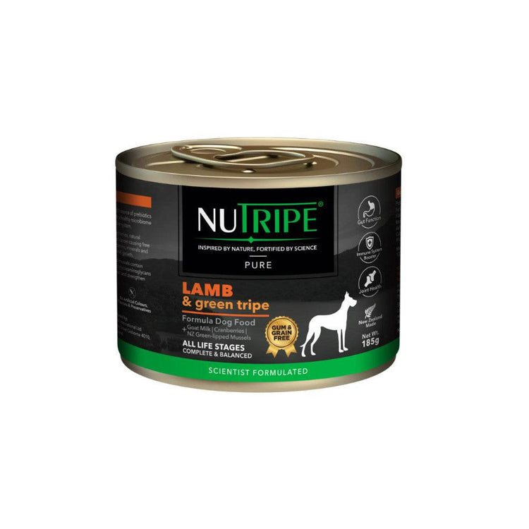 Grain-Free, Gum-Free Nutritious Wet Dog Food, Lamb & Green Tripe