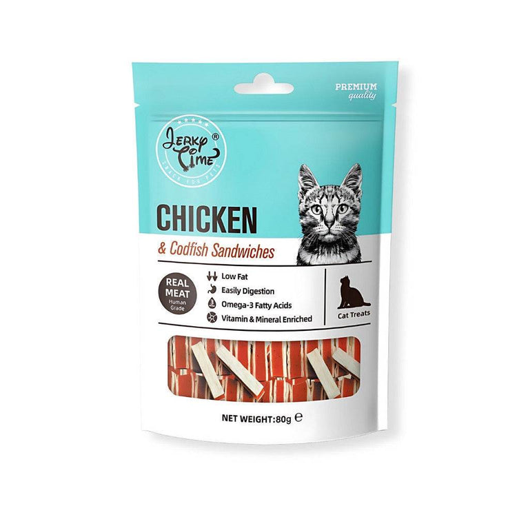 80g Jerky Time Cat Treats CK&CF Sandwiches