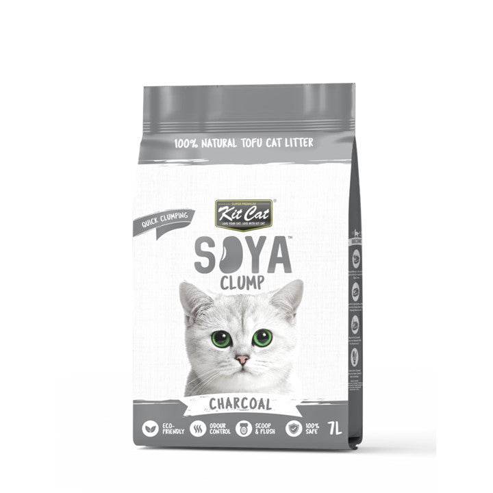 Kit Cat Scented Soya Clump Cat Litter Charcoal