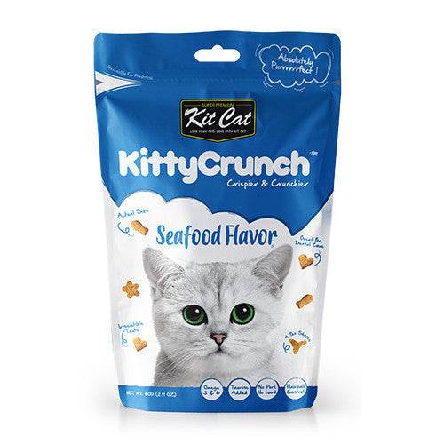 60g Kit Cat Kitty Crunch & Breath Bites Kitty Crunch Seafood