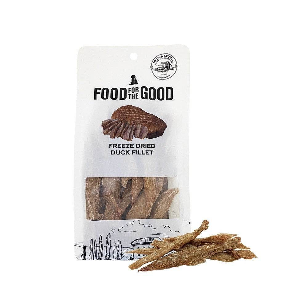 Food For The Good Freeze-Dried & Air Dried Treats FD Duck Fillet 100g