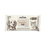 Care for the Good Pet Wipes 20/100 Sheets - Alcohol-Free, Paraben-Free, Antibacterial Unscented 100s
