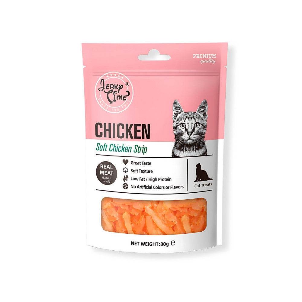 80g Jerky Time Cat Treats Soft Chicken Strip