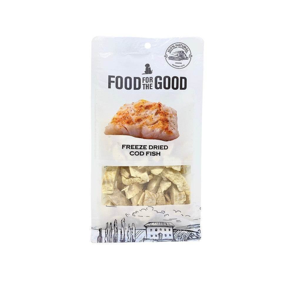 Food For The Good Freeze-Dried & Air Dried Treats Freeze Dried Cod Fish 50g