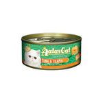 80g Bundle of 24 Aatas Cat Tantalizing Tuna Can Tuna & Tilapia
