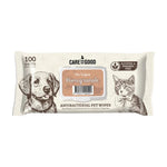Care for the Good Pet Wipes 20/100 Sheets - Alcohol-Free, Paraben-Free, Antibacterial Pomegranate 100s