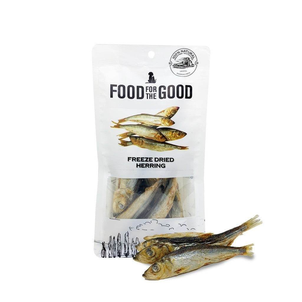 Food For The Good Freeze-Dried & Air Dried Treats Freeze Dried Herring 50g