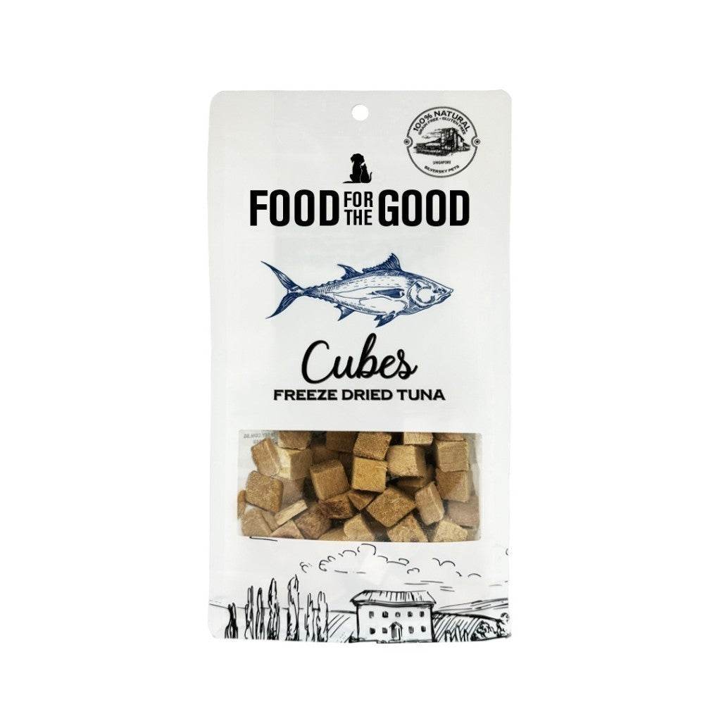 Food For The Good Freeze-Dried & Air Dried Treats Freeze Dried Tuna Cubes 70g