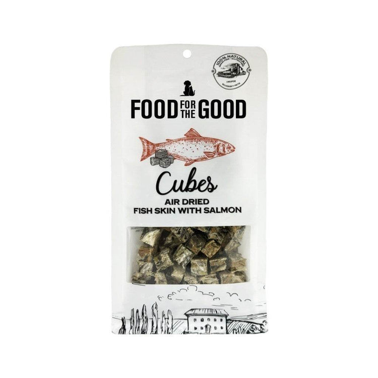 Food For The Good Freeze-Dried & Air Dried Treats AD FishSkin Sal 120g