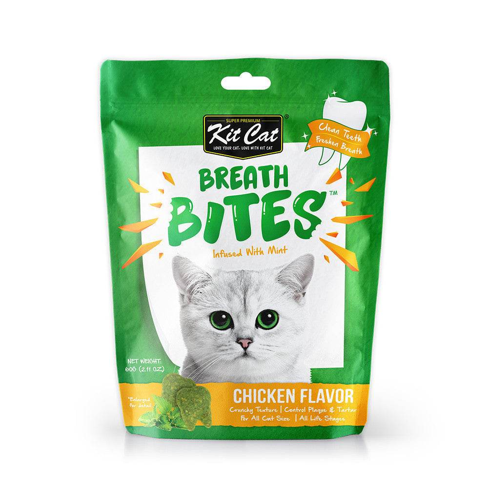 60g Kit Cat Kitty Crunch & Breath Bites Breath Bites Chicken