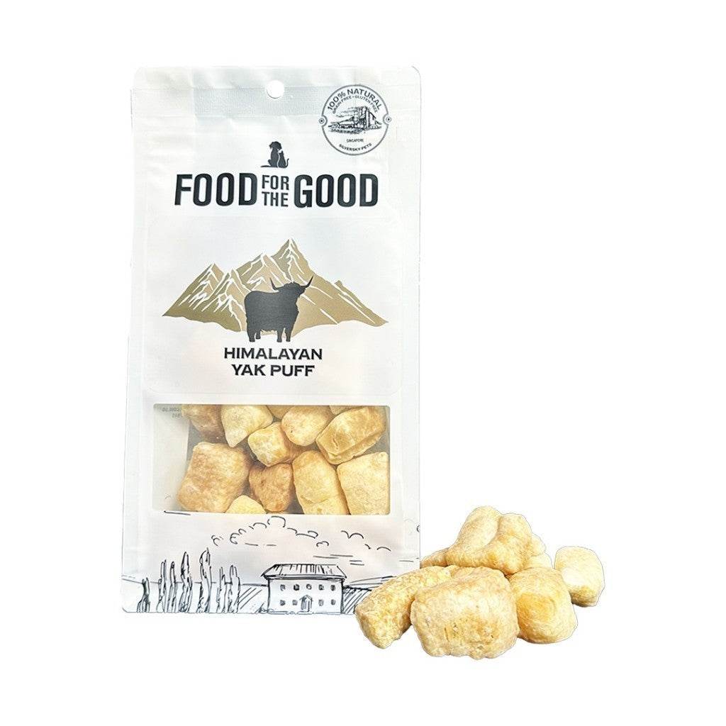 Food For The Good Freeze-Dried & Air Dried Treats Yak Puff 65g