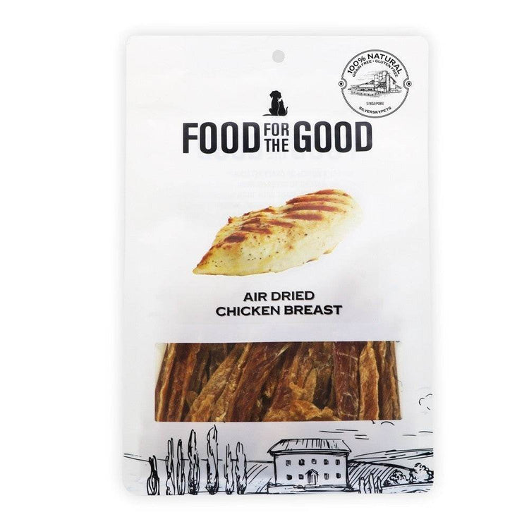 Food For The Good Freeze-Dried & Air Dried Treats AD Chick Breast 300g