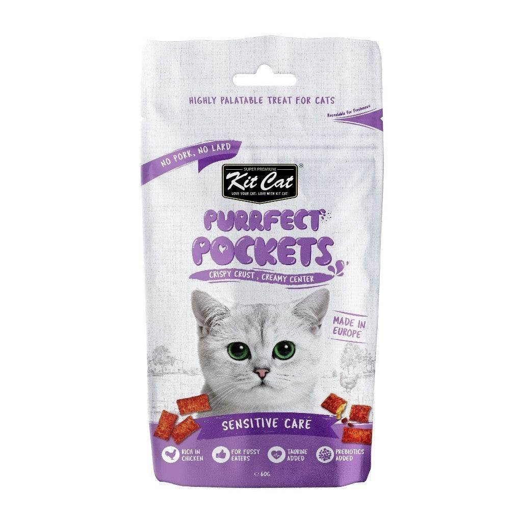 60g Kit Cat Purrfect Pocket Treats Sensitive Care
