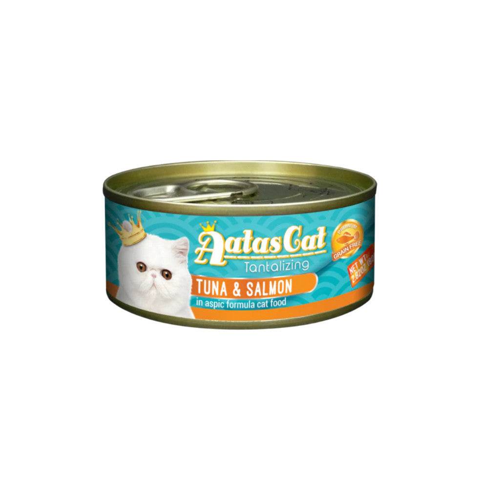 Bundle of 24 Aatas Cat Tantalizing Tuna Can 80g Tuna & Salmon