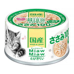 [Bundle of 24] Aixia Miaw Miaw Tobikiri Wet Cat Canned Food 60g