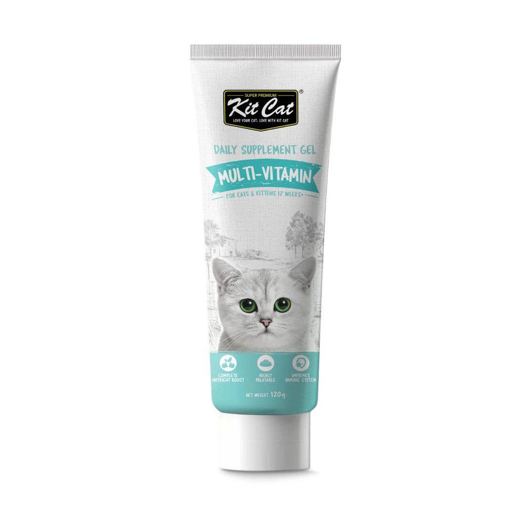 120g Kit Cat Daily Nutritional Supplement Gel Multi-Vitamin