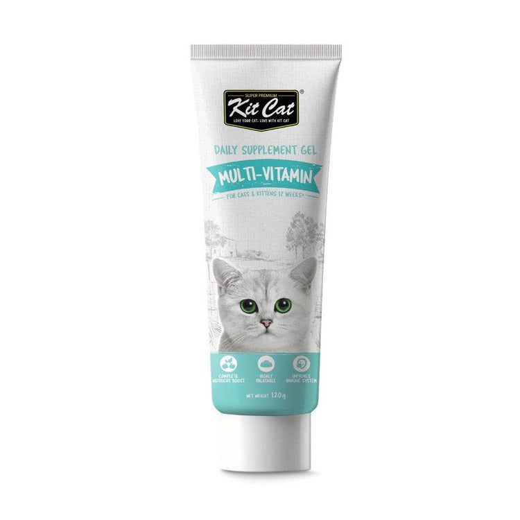 120g Kit Cat Daily Nutritional Supplement Gel Multi-Vitamin