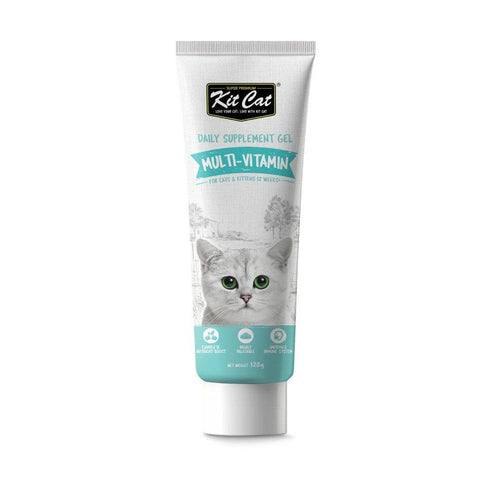 120g Kit Cat Daily Nutritional Supplement Gel Hairball