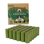 Biodegradable Pet Poop Bags 8-36 rolls per Box 36 rolls (540 bags)