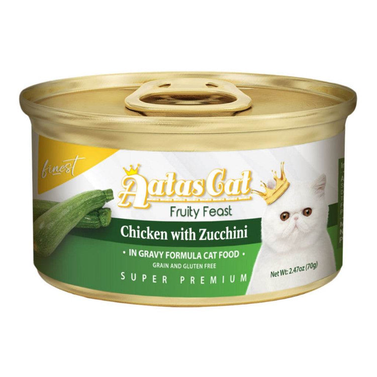 Aatas Cat Wet Food 70g-80g - Fruity Feast Chicken Zucchini