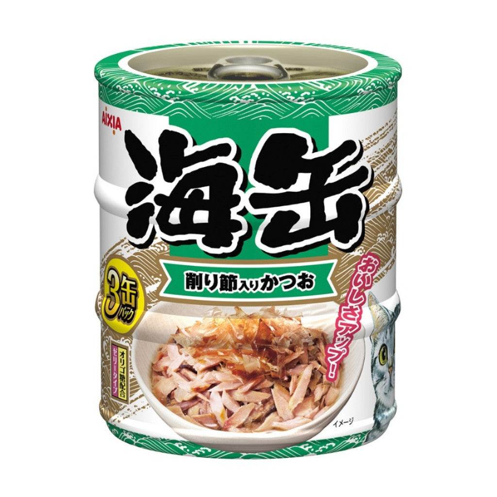 60gx3 Aixia Umi Can Mini Canned Cat Food UM34 DriedSkipjack 3