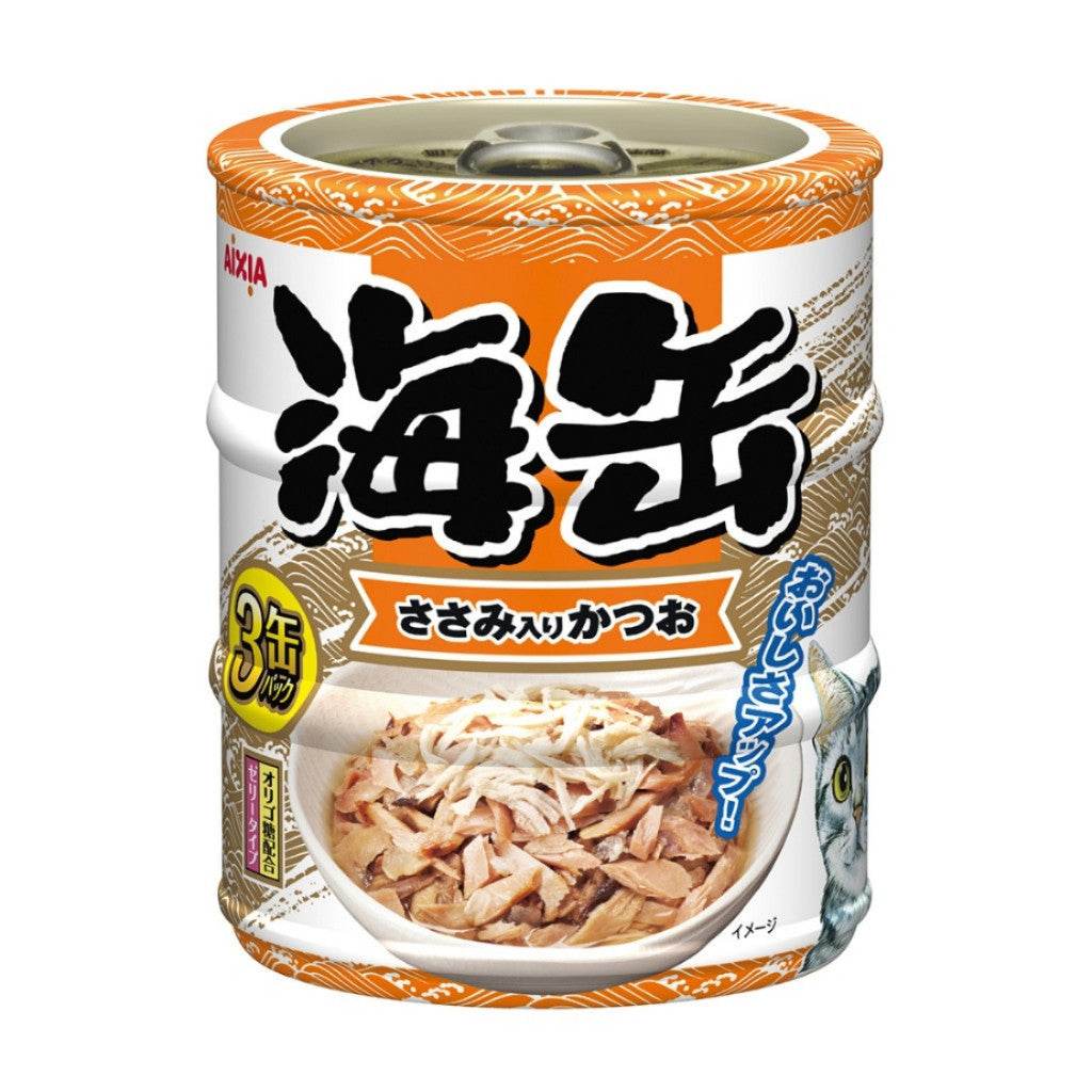 60gx3 Aixia Umi Can Mini Canned Cat Food UM33 ChickenFillet 3