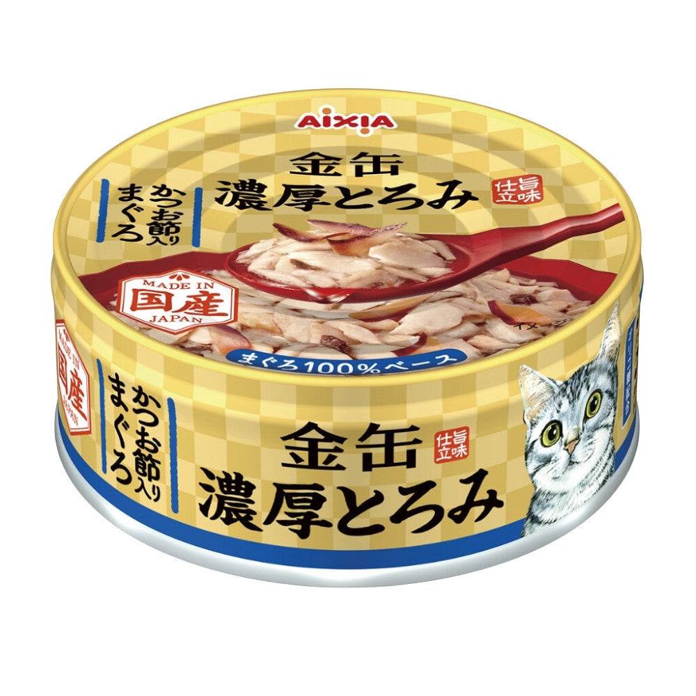 Aixia Kin Can Cat Wet Food 70g – Mini & Rich Series GNT5 Tuna Dried SkipJack