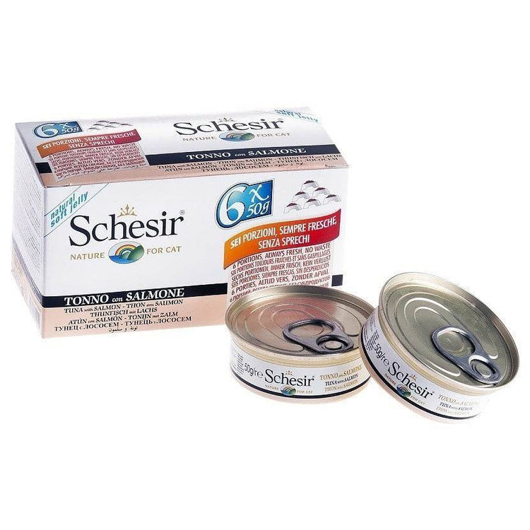 Schesir Cat Can Food Multipack Tuna with Salmon