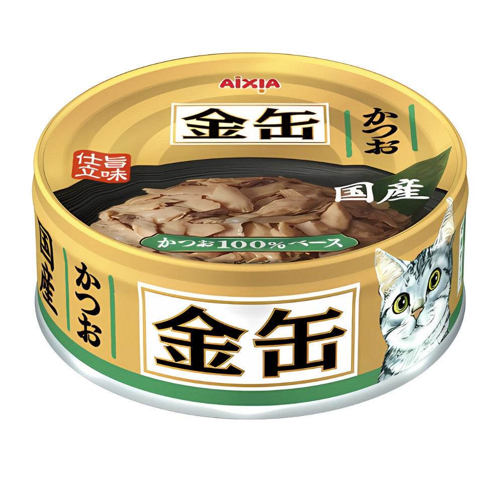 Aixia Kin Can Cat Wet Food 70g – Mini & Rich Series GN2 Skipjack Tuna