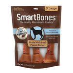 Smartbones Classic Bone Chews Peanut Butter - Large 3pcs