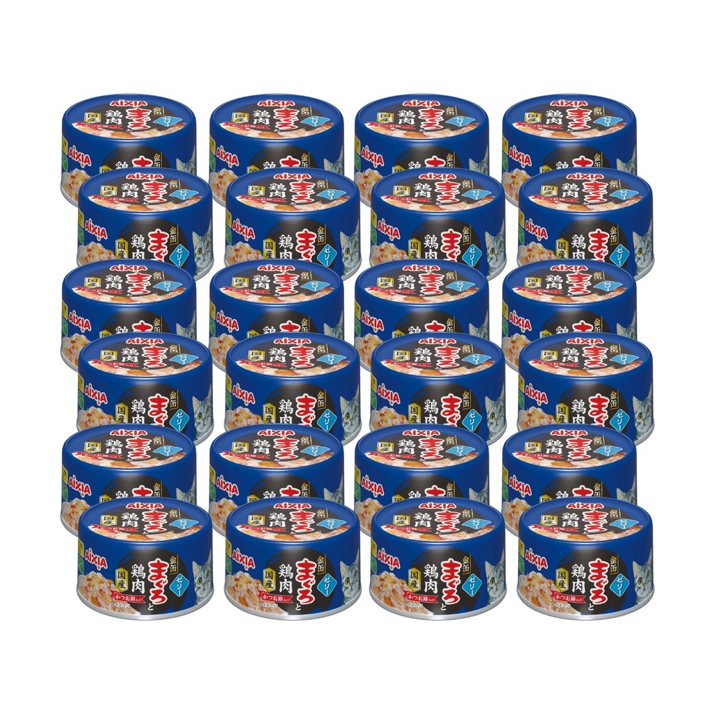 [Bundle of 24] Aixia Yaizu No Maguro Wet Cat Food 70g GMC3 Tuna Dried Skipjack