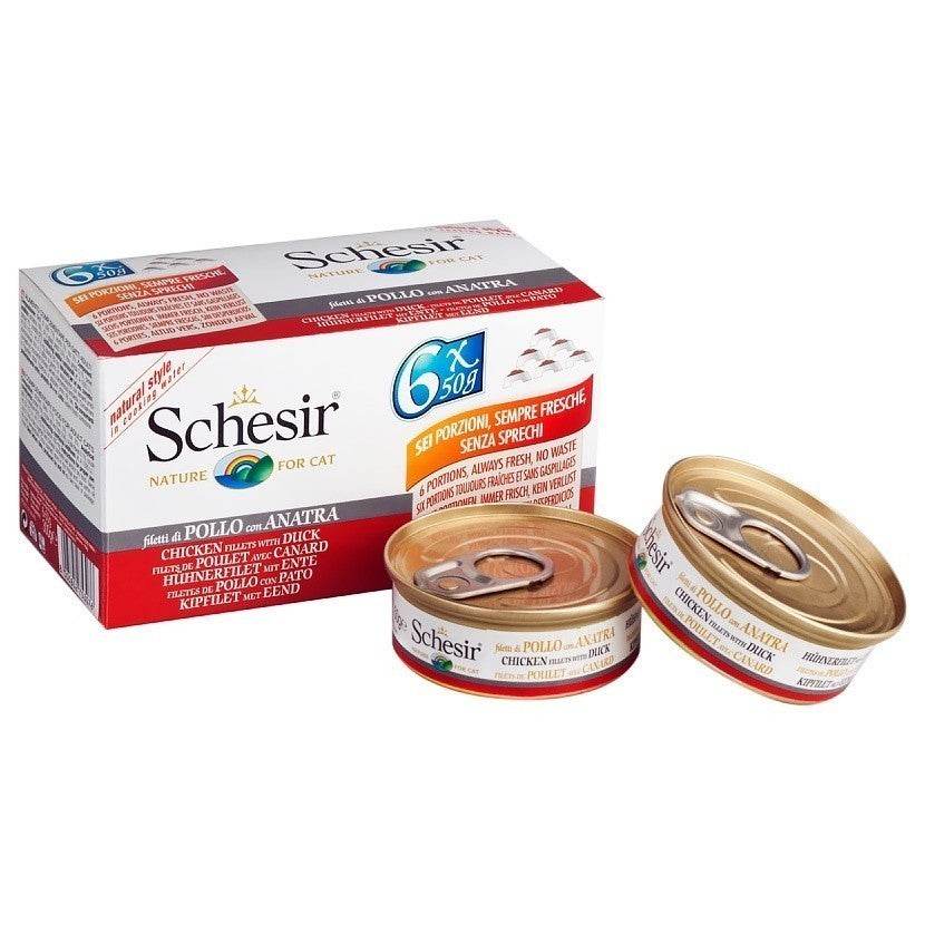Schesir Cat Can Food Multipack Chicken with Duck