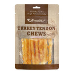 Afreschi Natural Turkey Tendon Dog Chews – Rawhide-Free Treats Tendon Coil (L)