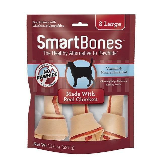 Smartbones Classic Bone Chews Chicken-Large 3pcs
