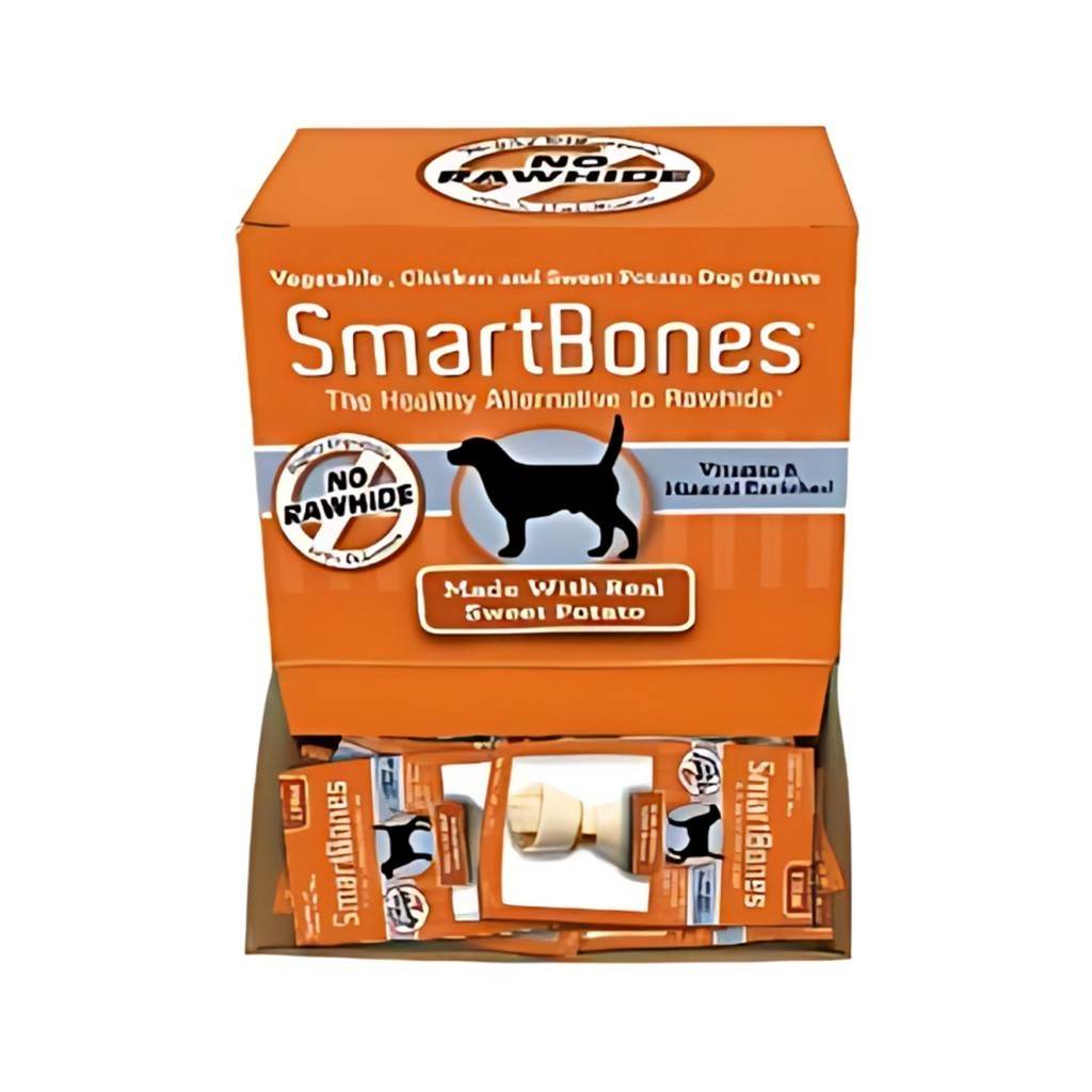 Smartbones Classic Bone Chews Sweet Potato Display - Mini 30pcs