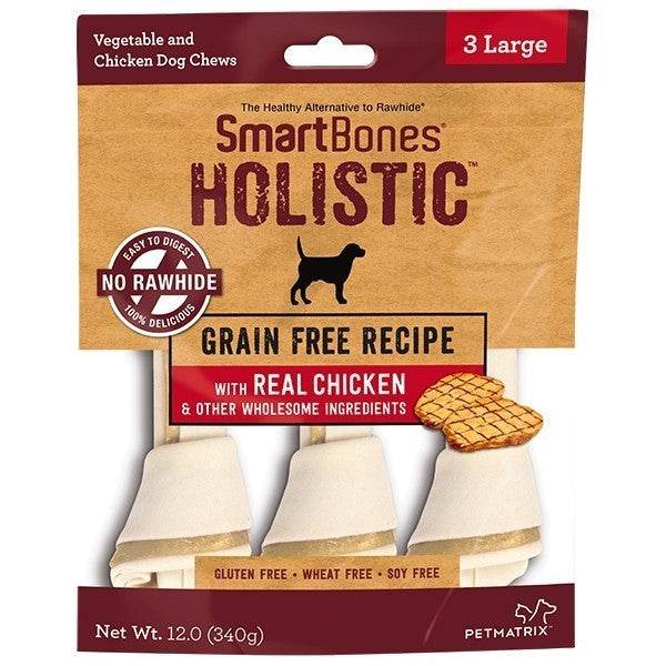 Smartbones Classic Bone Chews Holistic Chicken-Large 3pcs