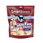 Smartbones Classic Bone Chews Double Time Bones - Medium 3pcs