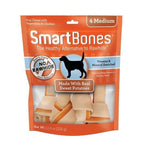 Smartbones Classic Bone Chews Sweet Potato - Medium 4pcs