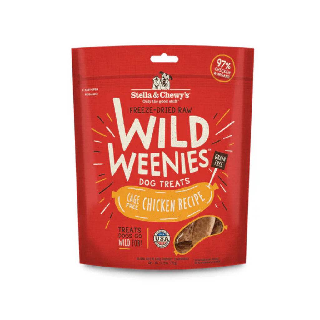 Stella & Chewy's Wild Weenies Dog Treats Chicken 3.25oz