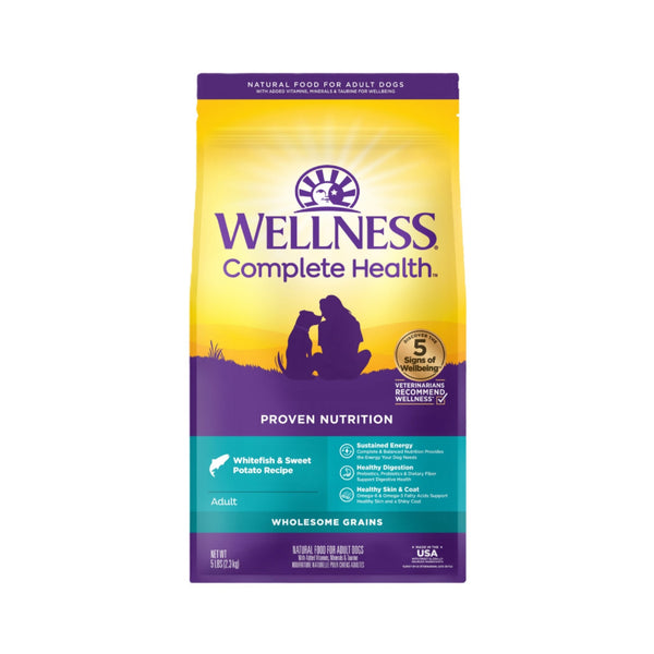 Wellness Complete Health Dry Dog Food 4lb-30lb - Balanced Nutrition, Supports Digestion, Immune Booster