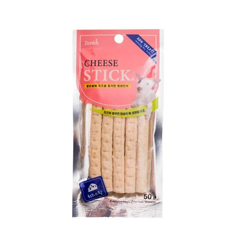 40g Bow Wow Korea Dog Jerky Stick Treats Cheese & Chicken 50g