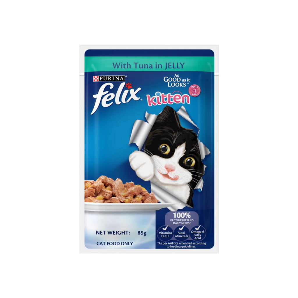 [Bundle of 24] Purina Felix As Good As It Looks 85g - Cat Wet Food In Jelly