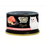 Fancy Feast Royale Wet Cat Food 85g - Premium Gourmet Meal, Complete & Balanced Tuna Banquet with Prawns