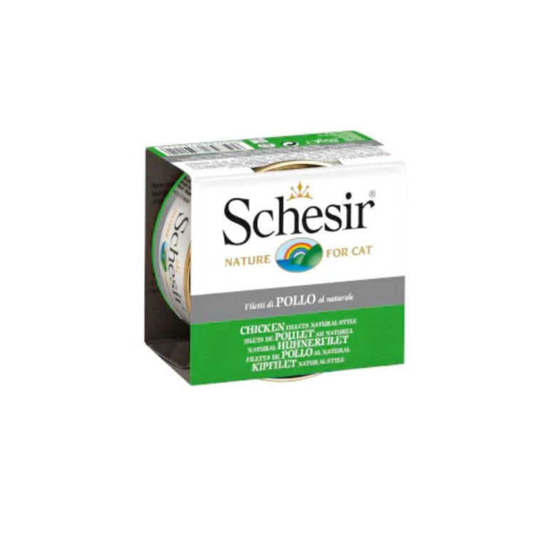 70g–85g Schesir Canned Cat Food In Gravy & Jelly Natural Chicken