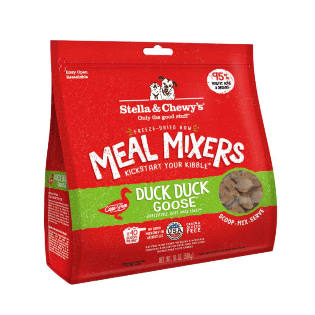 Stella & Chewy’s Freeze-Dried Raw Meal Mixers Duck Duck Goose 18oz
